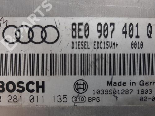 Engine control unit (ECU) AUDI A4 B5 (8D2)  | BP8249458M57 
