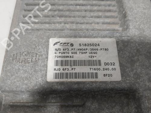 Engine control unit (ECU) FIAT PUNTO EVO Hatchback Van (199_) 1.3 D Multijet (199.AXT1A, 199.AXC1A) | BP28134124M57 
