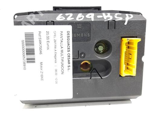 Display monitor OPEL ZAFIRA A MPV (T98)  | BP8380170C48 