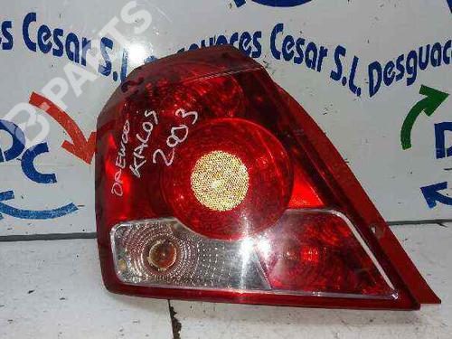 Used Left taillight CHEVROLET AVEO / KALOS Hatchback (T200) 1.4 16V (94 hp) 5162146