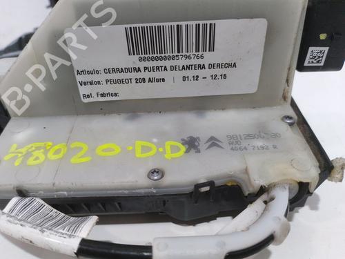 Front right lock PEUGEOT 208 I (CA_, CC_)  | BP13712520C97 