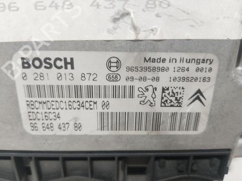 Engine control unit (ECU) CITROËN C4 Coupe (LA_) 1.6 HDi | BP37461428M57 - Image 3