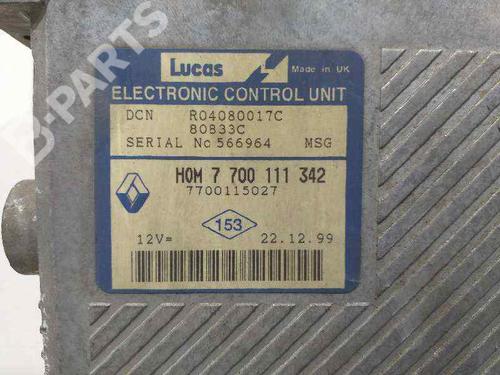 Computer motormanagement RENAULT MEGANE Scenic (JA0/1_) [1996-2001]  5821656