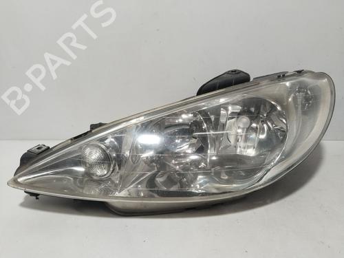 Used Left headlight PEUGEOT 206 SW (2E/K) 2.0 HDi (90 hp) 31642616