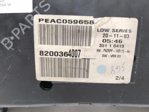 Instrument cluster RENAULT MEGANE II (BM0/1_, CM0/1_)  | BP14965413C47 