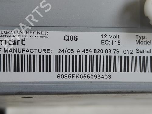 Radio SMART FORFOUR (454)  | BP19475002E6 