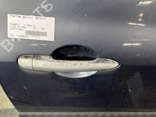 Right front door RENAULT CLIO III (BR0/1, CR0/1) 1.6 16V (BR09, BR0T, CR09, CR0T) | BP29119625C3 