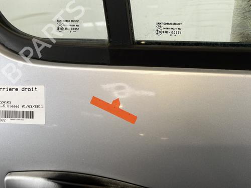 Right rear door DACIA SANDERO 1.5 dCi | BP29711672C5 