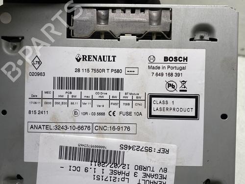 Radio RENAULT MEGANE III Hatchback (BZ0/1_, B3_) 1.9 dCi (BZ0N, BZ0J) | BP21373034E6 