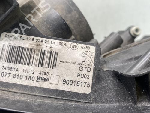 Left headlight PEUGEOT 2008 I (CU_) 1.6 HDi | BP33609383C28 - Image 5