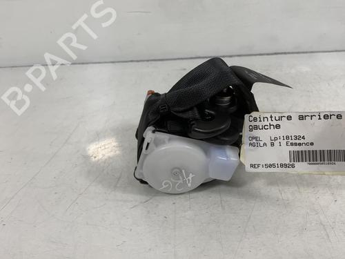 Used Rear left seatbelt Rear left seatbelt OPEL AGILA B (H08) 1.0 (F68) (65 hp) 19980046 19980046
