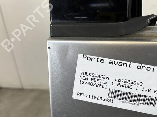 Right front door VW NEW BEETLE (9C1, 1C1) 1.6 | BP30817508C3