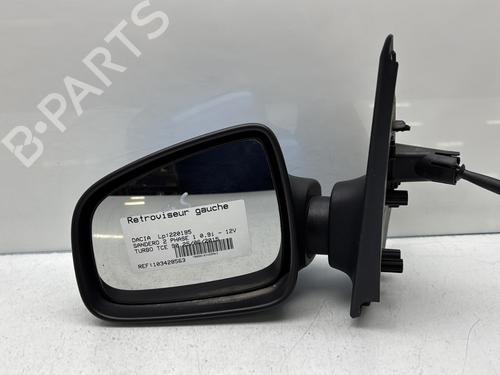 Used Left mirror DACIA SANDERO II TCe 90 (B8M1, B8MA, B8AC) (90 hp) 24479037