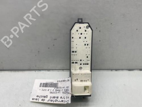 Used Left front window switch TOYOTA YARIS (_P13_) 1.0 (KSP130_, KSP130) (69 hp) 19958690