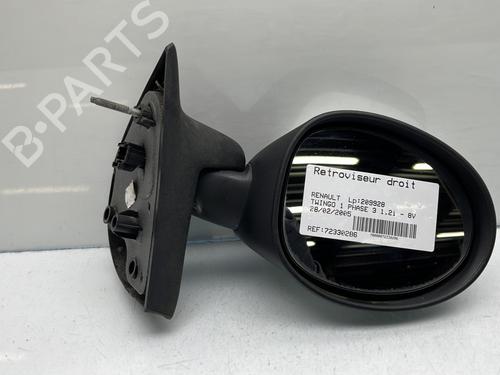 Used Right mirror RENAULT TWINGO I (C06_) 1.2 (C066, C068) (58 hp) 21958542