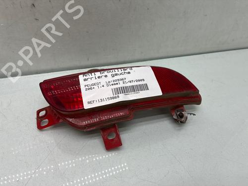 Used Rear fog light Rear fog light PEUGEOT 206+ (2L_, 2M_) 1.4 HDi eco 70 (68 hp) 39902152 39902152