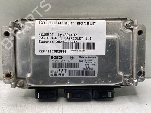 Engine control unit (ECU) PEUGEOT 206 CC (2D) 1.6 16V (2DNFUF, 2DNFUR) | BP37648597M57 - Image 2