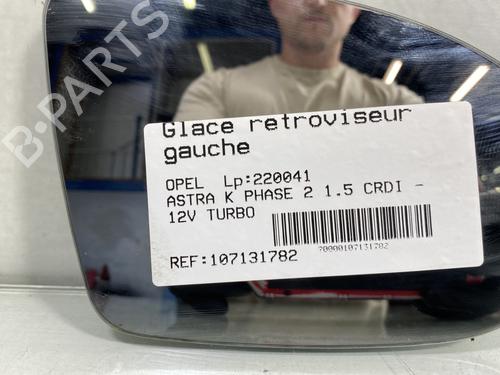 Used Left mirror glass OPEL ASTRA K (B16) 1.5 CRDI (68) (122 hp) 30790996