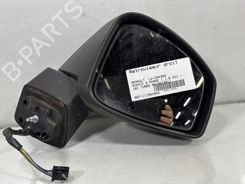 Used Right mirror RENAULT SCÉNIC III (JZ0/1_) 1.6 dCi (JZ00, JZ12) (130 hp) 29507796