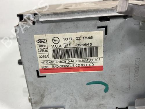 Radio FORD FOCUS C-MAX (DM2) 1.6 TDCi | BP20036334E6 