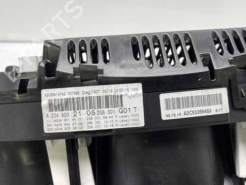 Instrument cluster MERCEDES-BENZ C-CLASS (W204) C 250 CDI (204.003) | BP24960484C47 