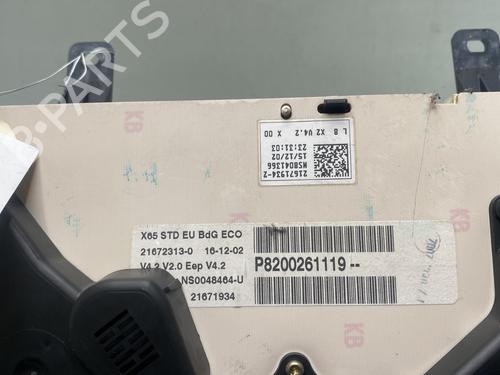 Instrument cluster RENAULT CLIO II (BB_, CB_) 1.5 dCi (B/CB07) | BP31213163C47 