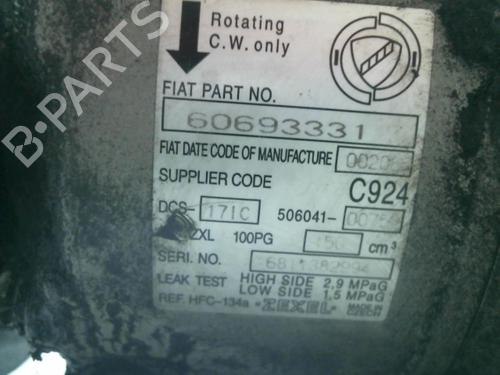 Used AC compressor AC compressor ALFA ROMEO 159 Sportwagon (939_) 1.9 JTDM 8V (939BXE1B) (120 hp) 19979962 19979962