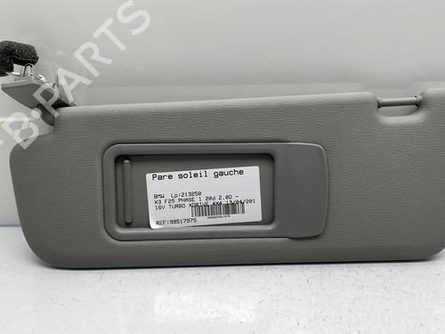Used Left sun visor BMW X3 (F25) xDrive 20 d (184 hp) 23769340