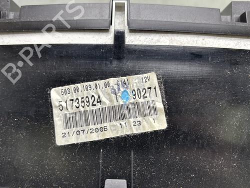 Instrument cluster FIAT CROMA (194_) 1.9 D Multijet (194AXC1B, 194AXC12) | BP29841521C47