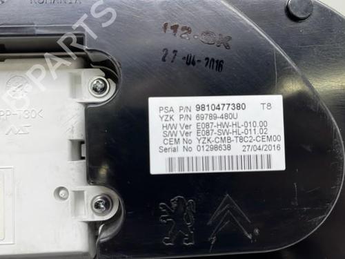 Instrument cluster PEUGEOT 3008 I MPV (0U_)  | BP19967874C47 