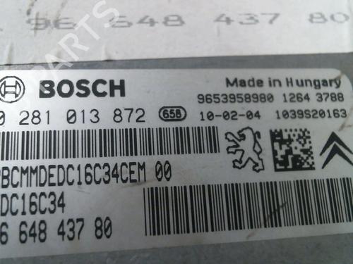 Used Engine control unit (ECU) Engine control unit (ECU) PEUGEOT 308 I (4A_, 4C_) 1.6 HDi (109 hp) 19977814 19977814