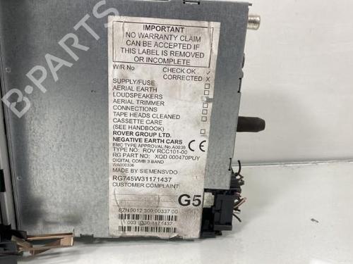 Radio ROVER 75 (RJ) 2.0 CDTi | BP19986411E6 
