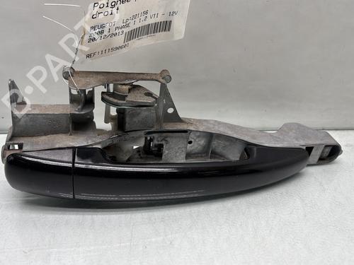 Used Front right exterior door handle PEUGEOT 2008 I (CU_) 1.2 VTi (82 hp) 28611371