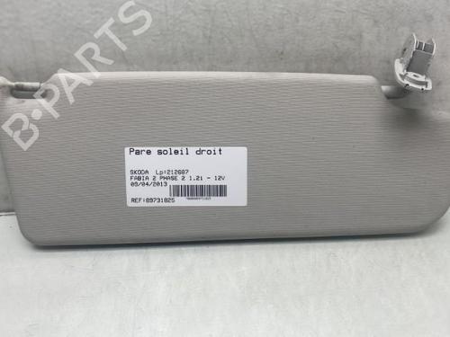 Used Right sun visor Right sun visor SKODA FABIA II (542) 1.2 12V (60 hp) 19949791 19949791