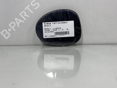 Used Right mirror glass RENAULT TWINGO I (C06_) 1.2 (C066, C068) (58 hp) 29939773