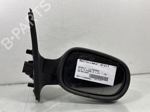 Used Right mirror RENAULT CLIO II (BB_, CB_) 1.2 16V (BB05, BB0W, BB11, BB27, BB2T, BB2U, BB2V, CB05,... (75 hp) 31212821
