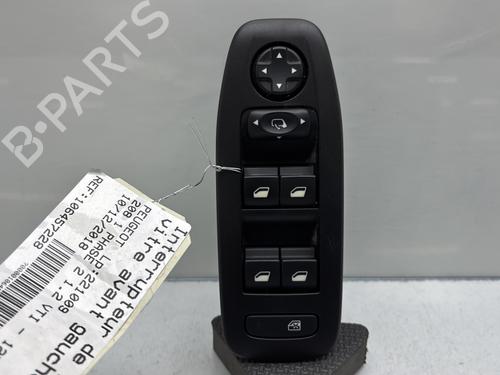 Used Left front window switch PEUGEOT 208 I (CA_, CC_) 1.2 VTI 82 (82 hp) 28280200