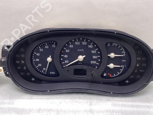 Used Instrument cluster RENAULT CLIO II (BB_, CB_) 1.2 (BB0A, BB0F, BB10, BB1K, BB28, BB2D, BB2H, CB0A,... (58 hp) 29507277