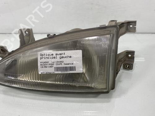 Left headlight HYUNDAI ACCENT I (X-3) 1.3 i 12V | BP20183459C28 