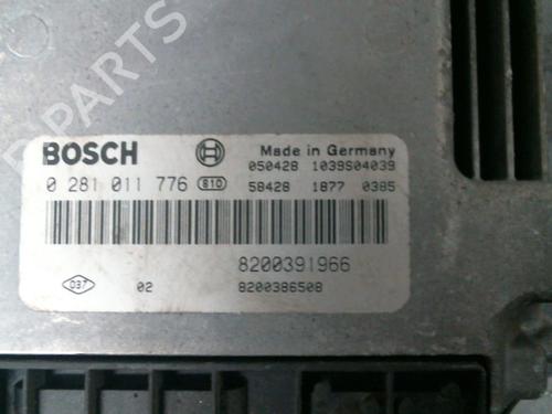 Engine control unit (ECU) RENAULT MEGANE II Estate (KM0/1_) 1.9 dCi (KMRG, KM1G, KM0G, KM2C) | BP19998301M57 