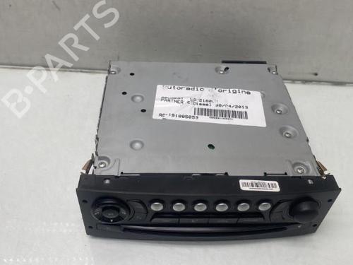 Used Radio Radio PEUGEOT PARTNER Box Body/MPV 1.6 HDi / BlueHDi 75 (75 hp) 19988056 19988056