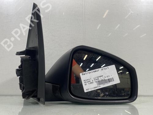 Right mirror RENAULT MEGANE III Hatchback (BZ0/1_, B3_) 1.5 dCi (BZ09, BZ0D, BZ1W, BZ29, BZ14) | BP29507747C27 