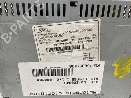 Used Radio Radio KIA RIO III (UB) 1.25 CVVT (86 hp) 20011312 20011312