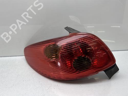 Used Left taillight PEUGEOT 206 Hatchback (2A/C) 1.1 i (60 hp) 27252026