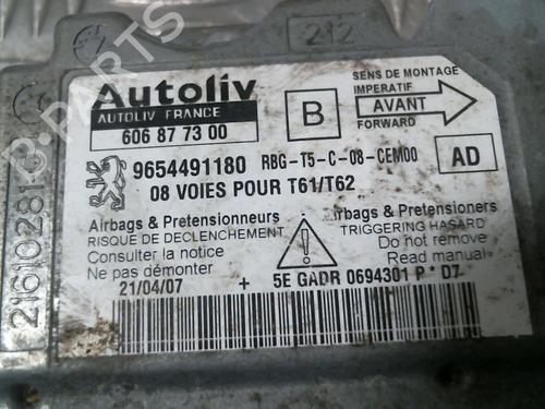 ECU airbags PEUGEOT 307 (3A/C) 1.6 HDi 110 | BP19977142M53 