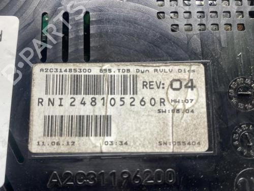 Instrument cluster RENAULT MEGANE III Hatchback (BZ0/1_, B3_) 1.6 dCi (BZ00, BZ12, BZ13) | BP19990884C47 