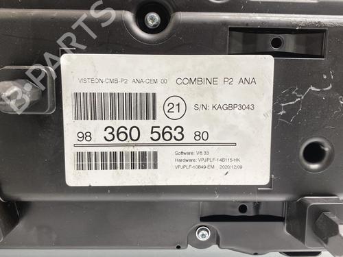 Used Instrument cluster Instrument cluster PEUGEOT 208 I (CA_, CC_) [2012-2021] 19962223 19962223