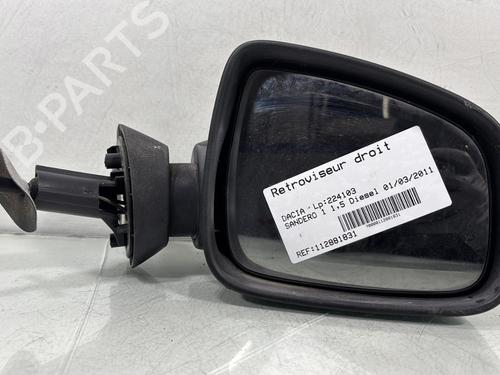 Used Right mirror DACIA SANDERO 1.5 dCi (68 hp) 31376829