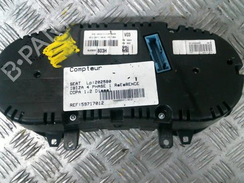 Used Instrument cluster SEAT IBIZA IV (6J5, 6P1) 1.2 TDI (75 hp) 19998005