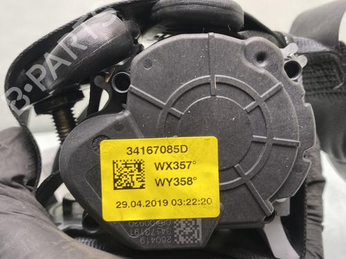 Rear left seatbelt RENAULT TWINGO III (BCM_, BCA_) 1.0 SCe 75 | BP31641217I29 - Image 3